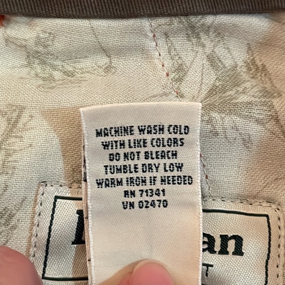 LL Bean Red Cargo Shorts 40 Mens - Picture 5 of 6